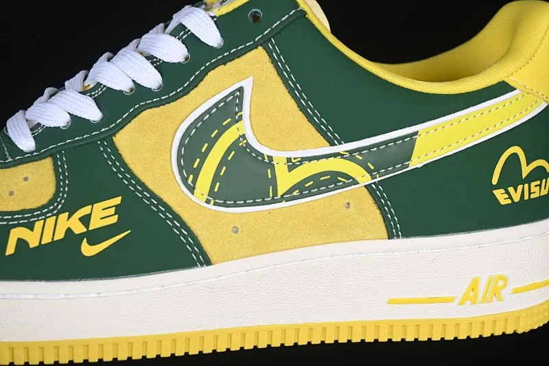 All categories Nk Air Force 1 Air Force series Nk Air Force 1 Low Air Force low-top Nike Air Force 1'07 Low grass green yellow Air Force 1 low-top casual sneakers SY1388-008